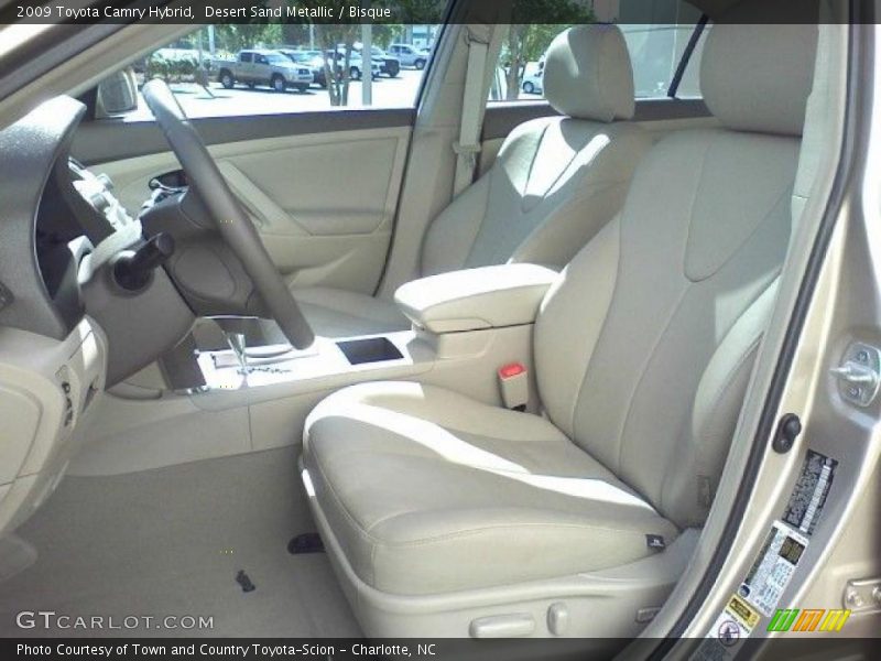 Desert Sand Metallic / Bisque 2009 Toyota Camry Hybrid