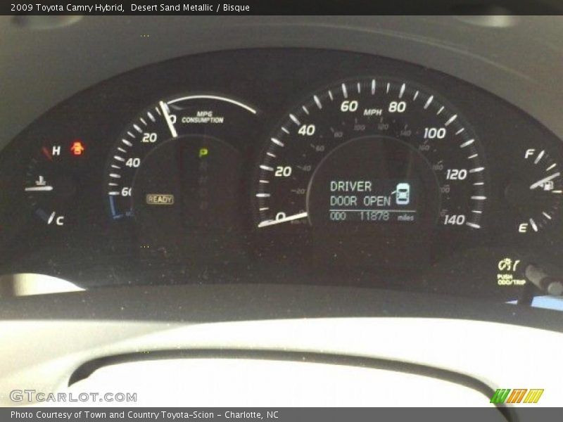 Desert Sand Metallic / Bisque 2009 Toyota Camry Hybrid