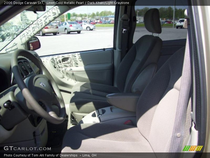 Linen Gold Metallic Pearl / Dark Khaki/Light Graystone 2006 Dodge Caravan SXT