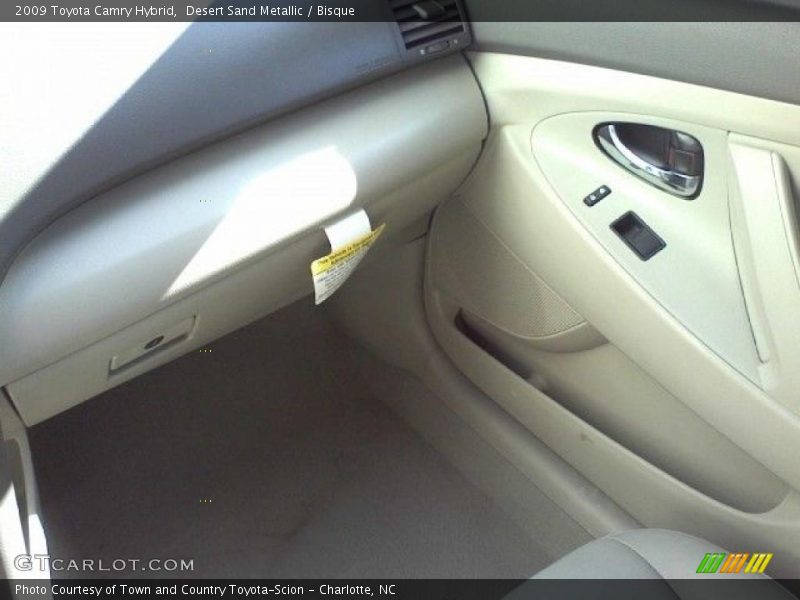Desert Sand Metallic / Bisque 2009 Toyota Camry Hybrid