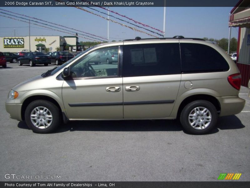 Linen Gold Metallic Pearl / Dark Khaki/Light Graystone 2006 Dodge Caravan SXT