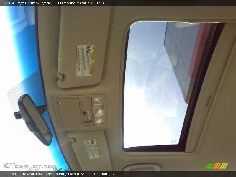 Desert Sand Metallic / Bisque 2009 Toyota Camry Hybrid
