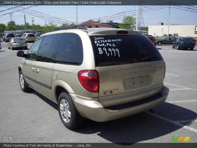 Linen Gold Metallic Pearl / Dark Khaki/Light Graystone 2006 Dodge Caravan SXT