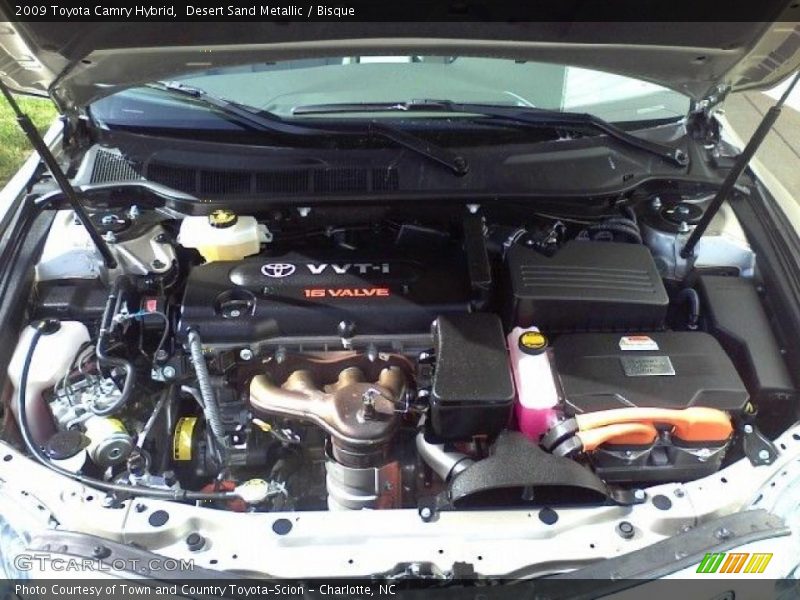 Desert Sand Metallic / Bisque 2009 Toyota Camry Hybrid