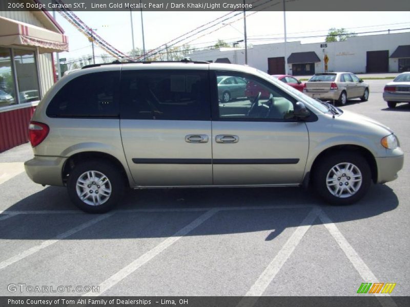 Linen Gold Metallic Pearl / Dark Khaki/Light Graystone 2006 Dodge Caravan SXT