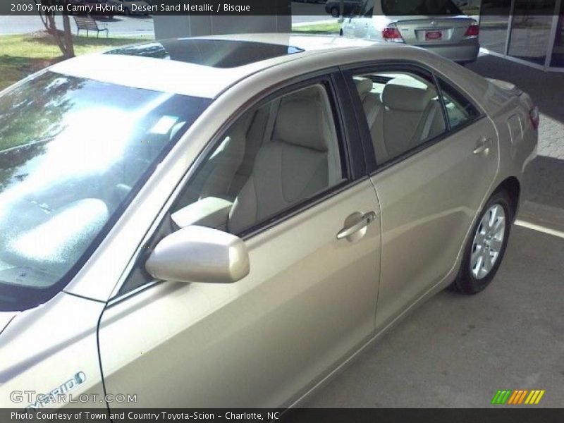 Desert Sand Metallic / Bisque 2009 Toyota Camry Hybrid