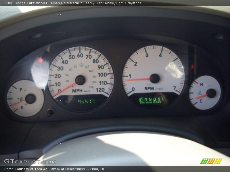 Linen Gold Metallic Pearl / Dark Khaki/Light Graystone 2006 Dodge Caravan SXT