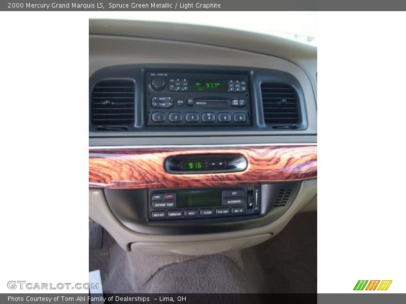 Spruce Green Metallic / Light Graphite 2000 Mercury Grand Marquis LS