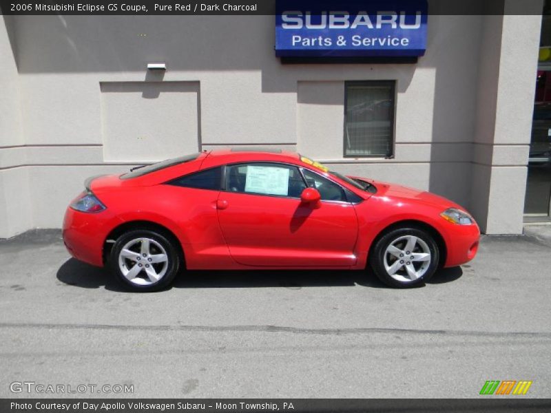 Pure Red / Dark Charcoal 2006 Mitsubishi Eclipse GS Coupe