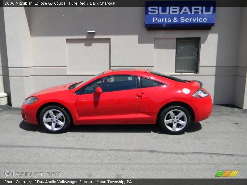 Pure Red / Dark Charcoal 2006 Mitsubishi Eclipse GS Coupe