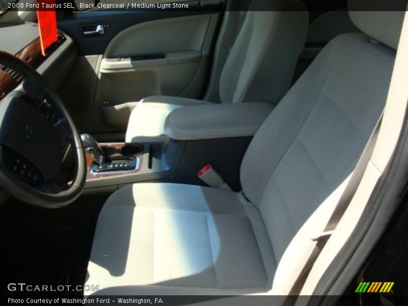 Black Clearcoat / Medium Light Stone 2008 Ford Taurus SEL