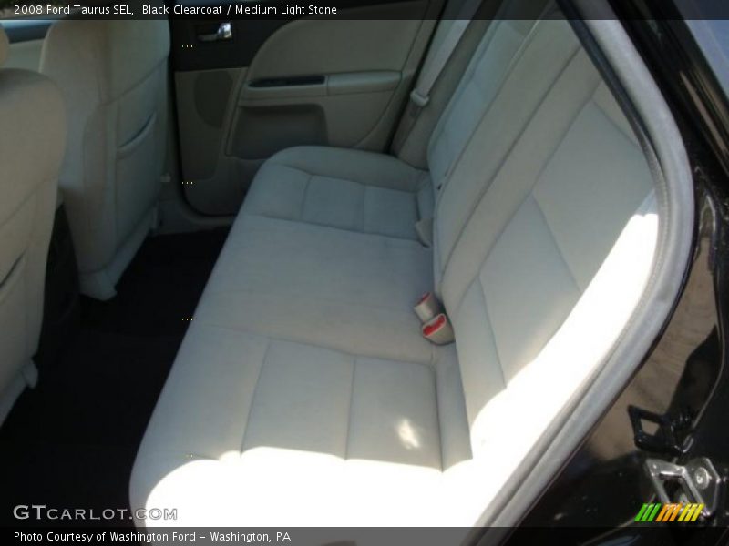 Black Clearcoat / Medium Light Stone 2008 Ford Taurus SEL