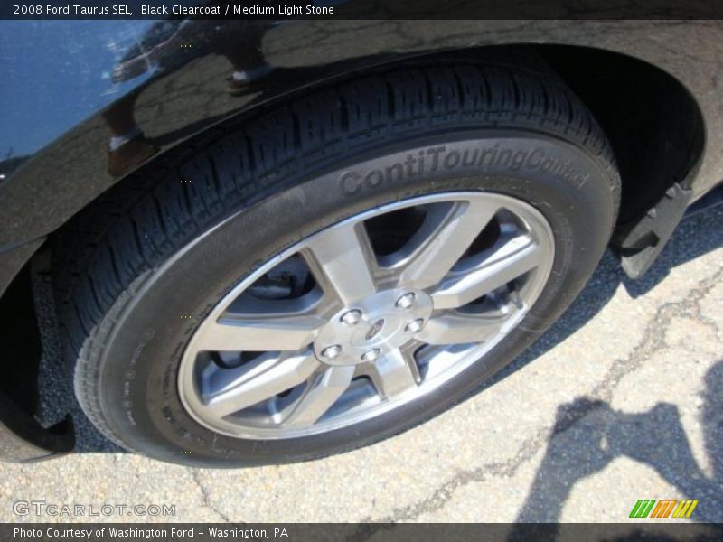 Black Clearcoat / Medium Light Stone 2008 Ford Taurus SEL