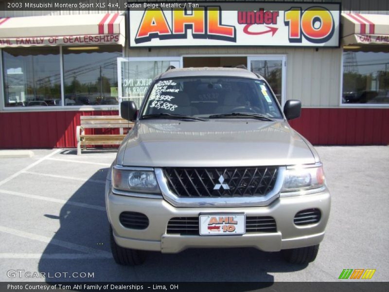 Sudan Beige Metallic / Tan 2003 Mitsubishi Montero Sport XLS 4x4