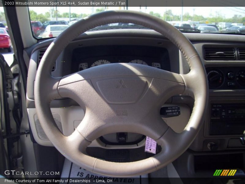 Sudan Beige Metallic / Tan 2003 Mitsubishi Montero Sport XLS 4x4