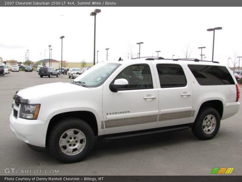 Summit White / Ebony 2007 Chevrolet Suburban 1500 LT 4x4