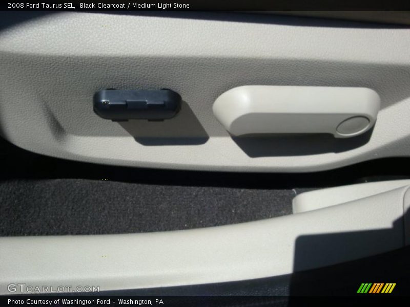 Black Clearcoat / Medium Light Stone 2008 Ford Taurus SEL