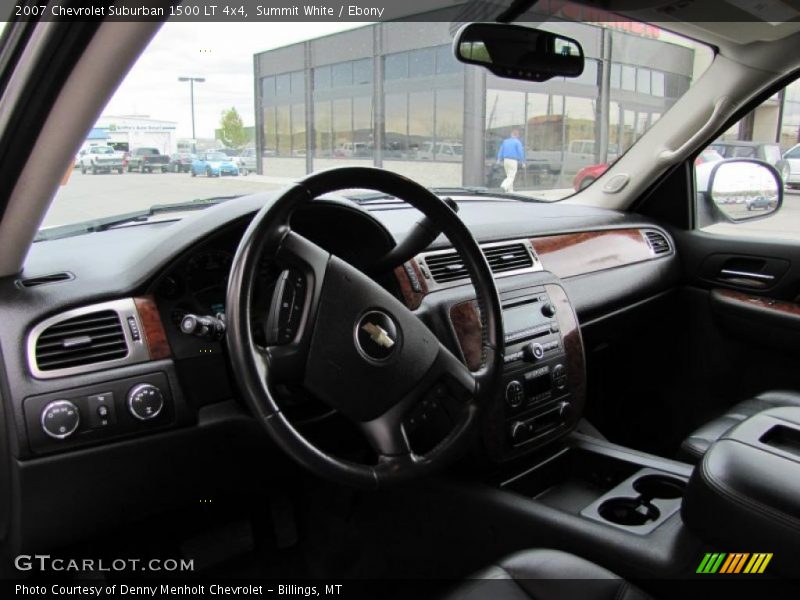 Summit White / Ebony 2007 Chevrolet Suburban 1500 LT 4x4