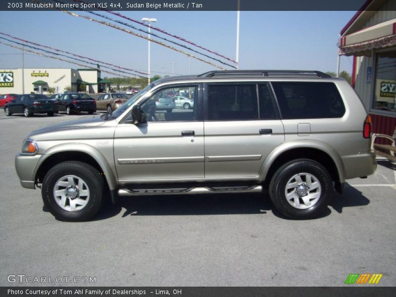 Sudan Beige Metallic / Tan 2003 Mitsubishi Montero Sport XLS 4x4