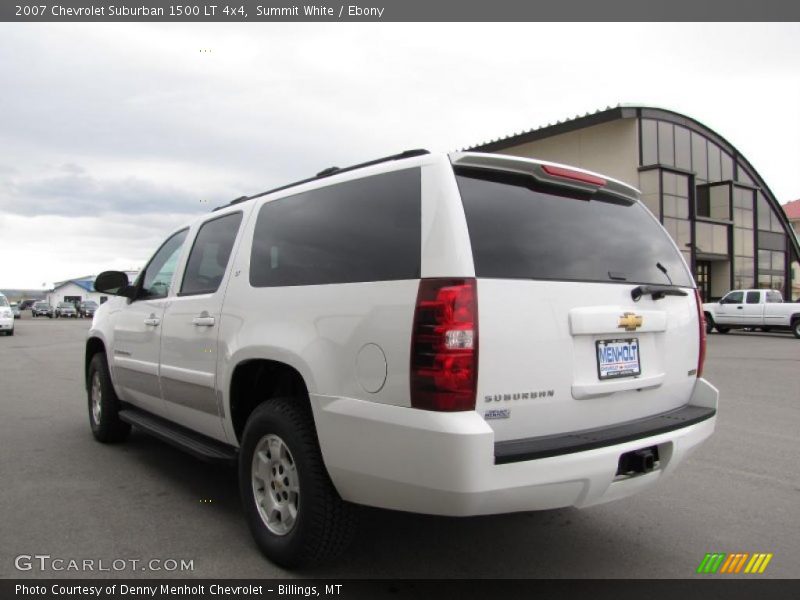 Summit White / Ebony 2007 Chevrolet Suburban 1500 LT 4x4