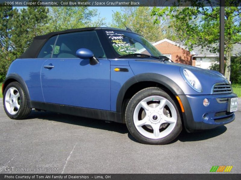 Cool Blue Metallic / Space Gray/Panther Black 2006 Mini Cooper Convertible