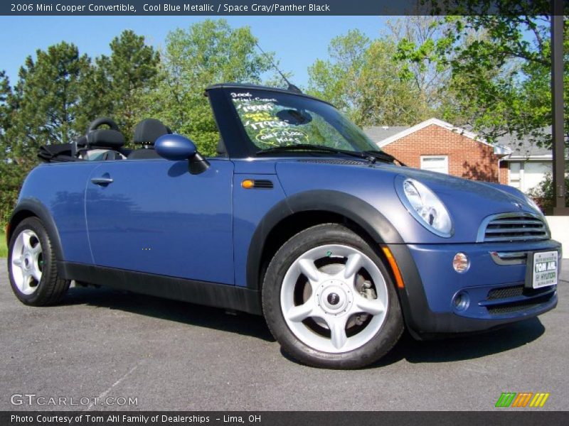 Cool Blue Metallic / Space Gray/Panther Black 2006 Mini Cooper Convertible