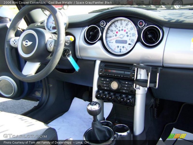 Cool Blue Metallic / Space Gray/Panther Black 2006 Mini Cooper Convertible