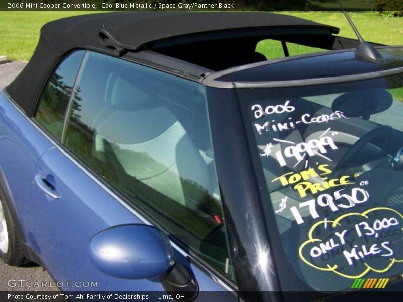 Cool Blue Metallic / Space Gray/Panther Black 2006 Mini Cooper Convertible
