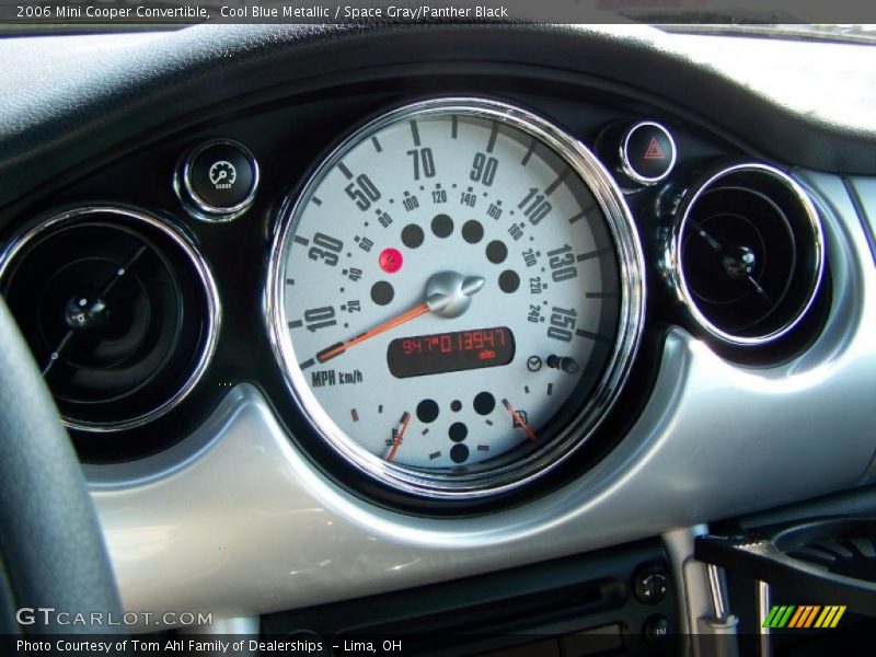 Cool Blue Metallic / Space Gray/Panther Black 2006 Mini Cooper Convertible
