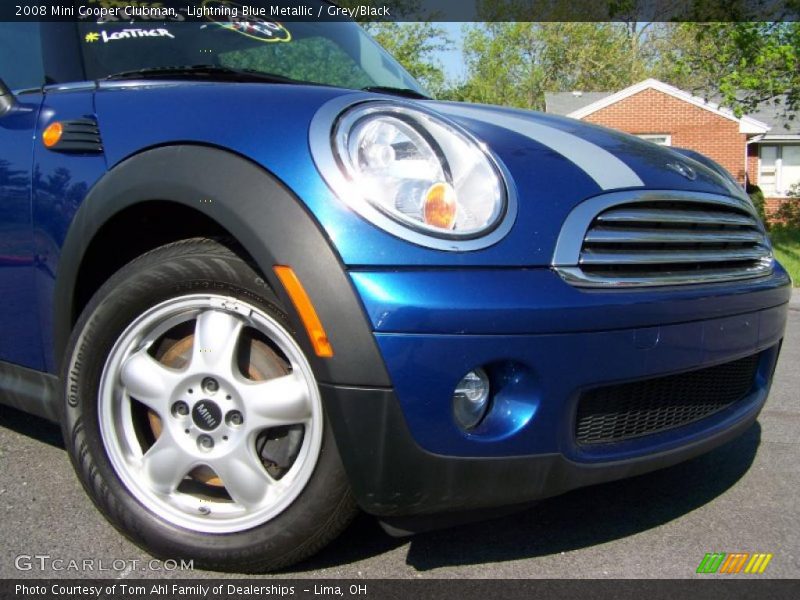 Lightning Blue Metallic / Grey/Black 2008 Mini Cooper Clubman