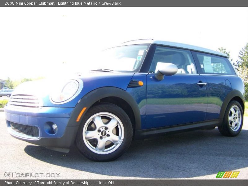 Lightning Blue Metallic / Grey/Black 2008 Mini Cooper Clubman