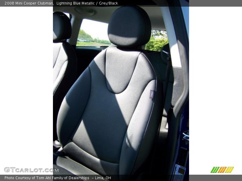 Lightning Blue Metallic / Grey/Black 2008 Mini Cooper Clubman