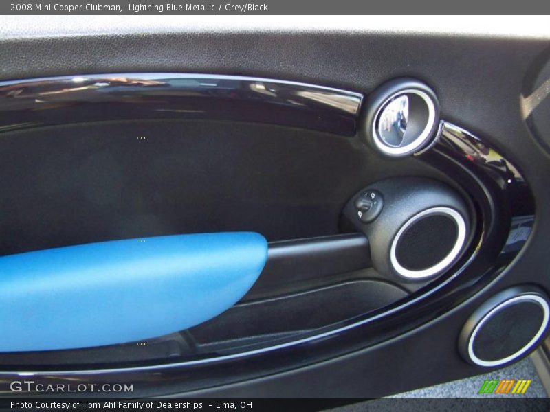 Lightning Blue Metallic / Grey/Black 2008 Mini Cooper Clubman