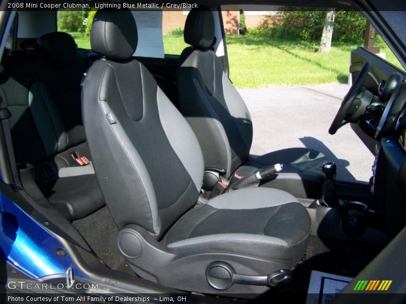 Lightning Blue Metallic / Grey/Black 2008 Mini Cooper Clubman