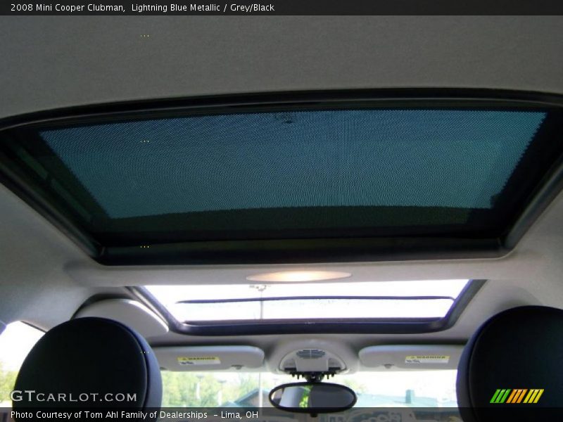 Lightning Blue Metallic / Grey/Black 2008 Mini Cooper Clubman