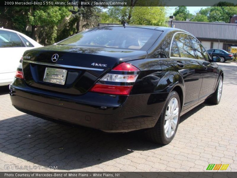 Black / Savanna/Cashmere 2009 Mercedes-Benz S 550 4Matic Sedan