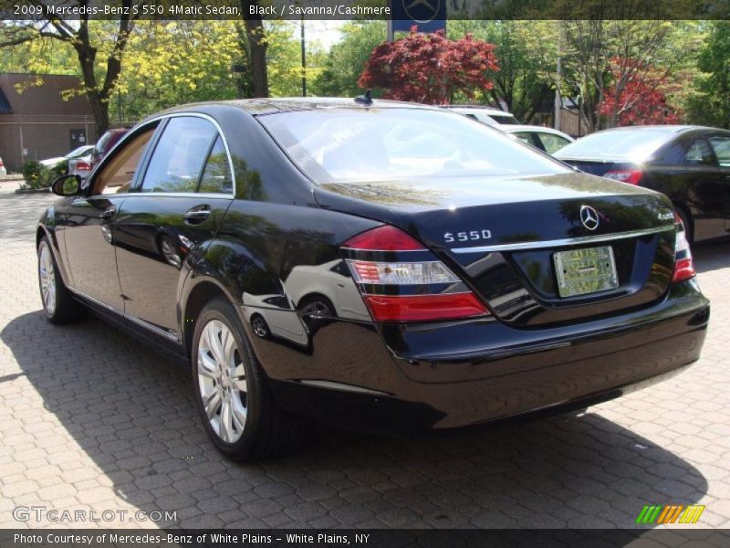 Black / Savanna/Cashmere 2009 Mercedes-Benz S 550 4Matic Sedan