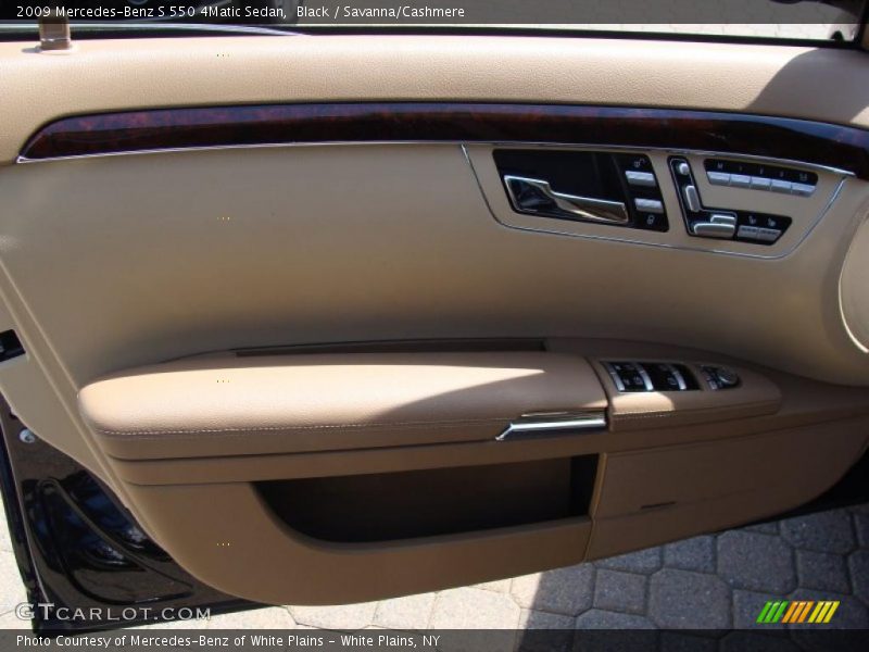 Black / Savanna/Cashmere 2009 Mercedes-Benz S 550 4Matic Sedan