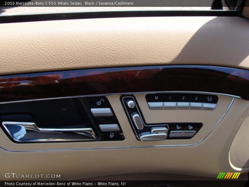 Black / Savanna/Cashmere 2009 Mercedes-Benz S 550 4Matic Sedan