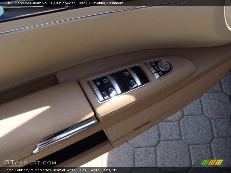 Black / Savanna/Cashmere 2009 Mercedes-Benz S 550 4Matic Sedan