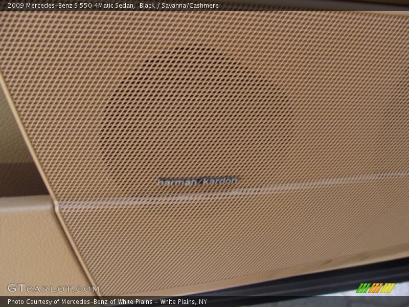 Black / Savanna/Cashmere 2009 Mercedes-Benz S 550 4Matic Sedan