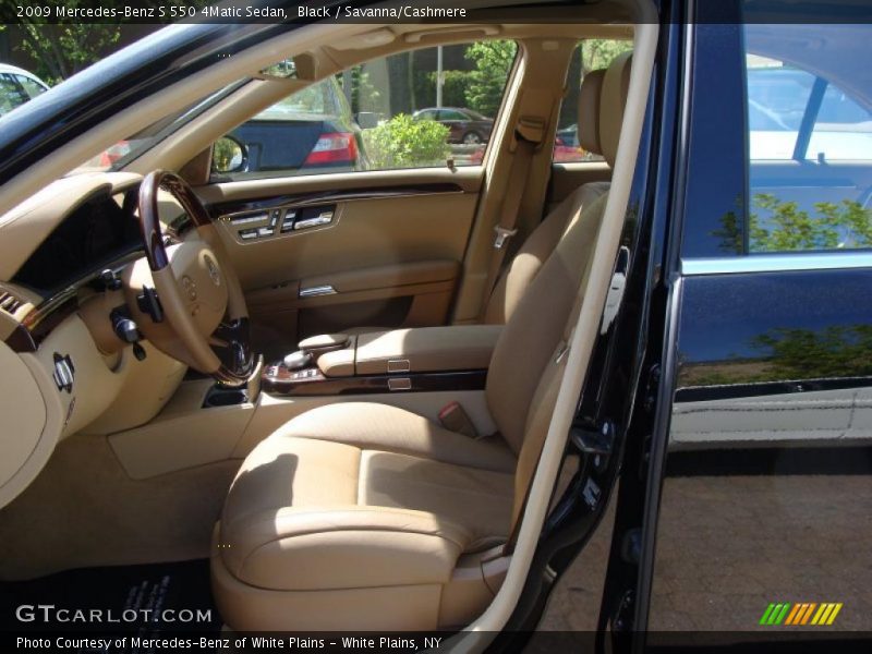 Black / Savanna/Cashmere 2009 Mercedes-Benz S 550 4Matic Sedan