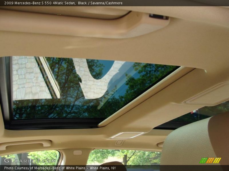 Black / Savanna/Cashmere 2009 Mercedes-Benz S 550 4Matic Sedan