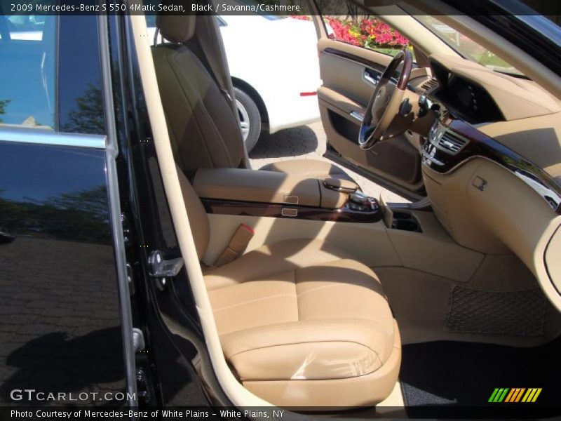 Black / Savanna/Cashmere 2009 Mercedes-Benz S 550 4Matic Sedan