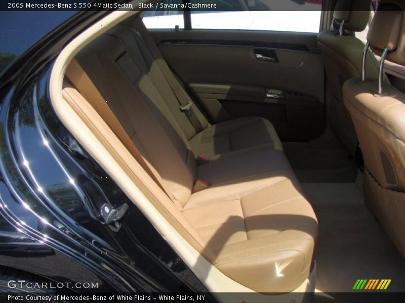 Black / Savanna/Cashmere 2009 Mercedes-Benz S 550 4Matic Sedan