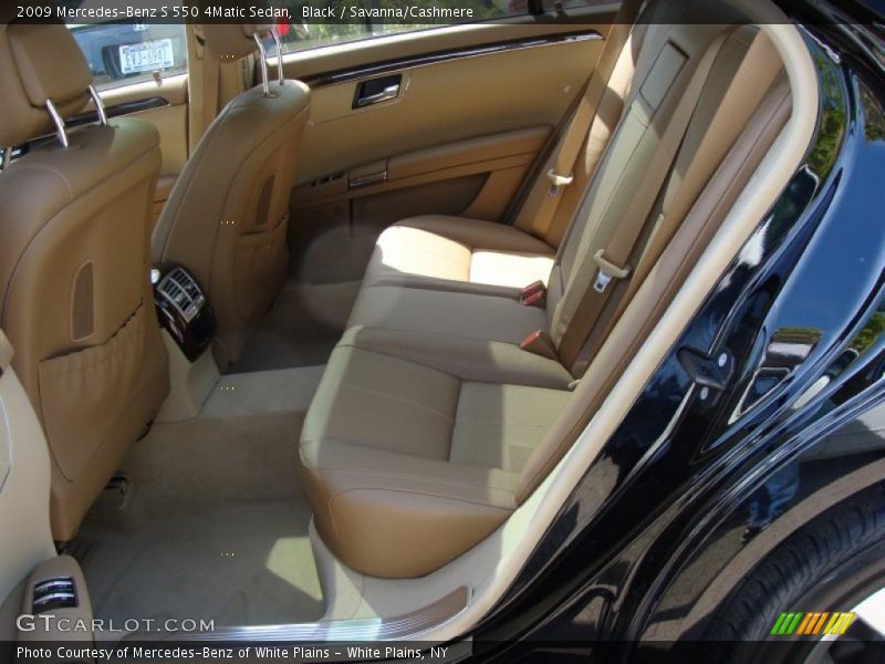 Black / Savanna/Cashmere 2009 Mercedes-Benz S 550 4Matic Sedan