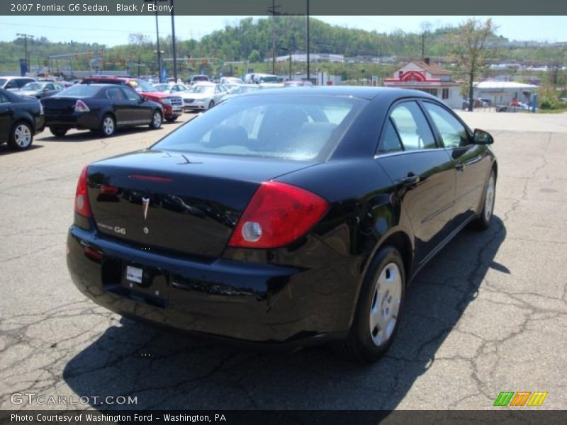 Black / Ebony 2007 Pontiac G6 Sedan