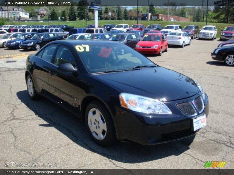 Black / Ebony 2007 Pontiac G6 Sedan