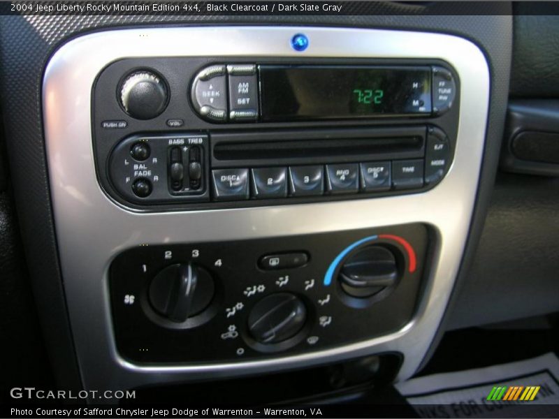 Black Clearcoat / Dark Slate Gray 2004 Jeep Liberty Rocky Mountain Edition 4x4