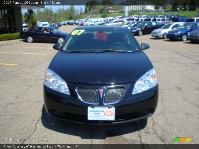 Black / Ebony 2007 Pontiac G6 Sedan